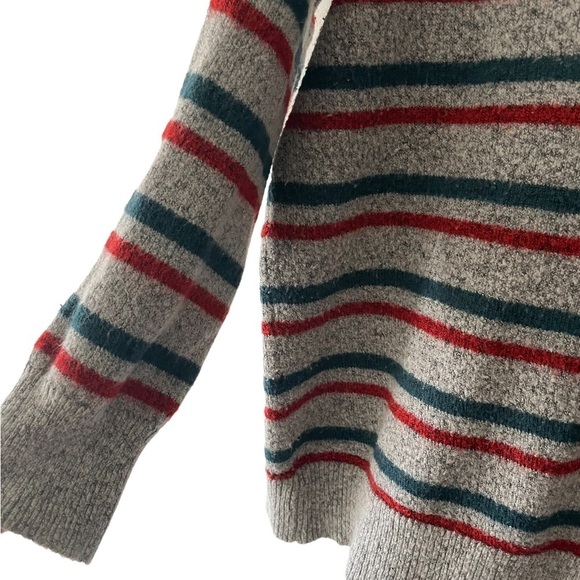 BDG (Urban Outfitters) Cozy Striped V Neck Sweater - Picture 3 of 4
